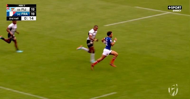 VIDEO. EXPLOIT des Bleus de France 7 qui s'offrent les Fidji avec un triplé de Joachim Trouabal !