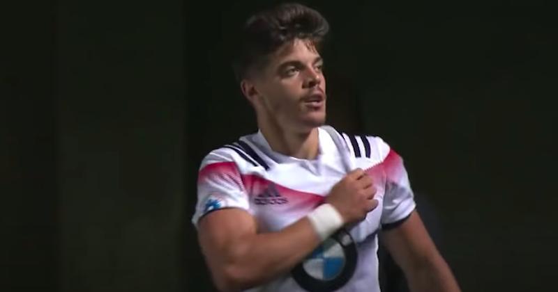 Romain Ntamack avait inscrit l'essai de la gagne en 2018. Screenshot : All Blacks
