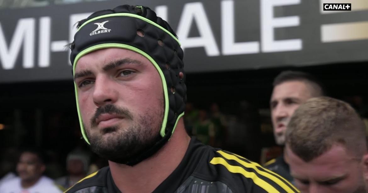 Greg Alldritt a réalisé un match dingue face aux Blacks. Screenshot : Canal Plus