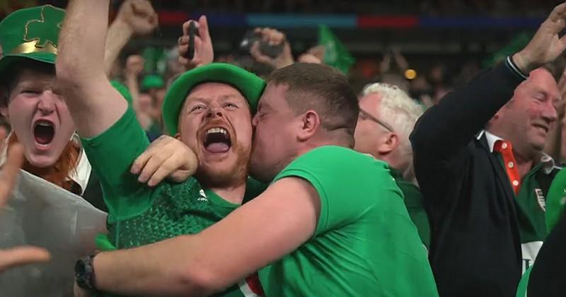 L'Irlande s'est imposée ce samedi soir face à l'Afrique du Sud en match de poules de la Coupe du monde. Crédit image : TF1