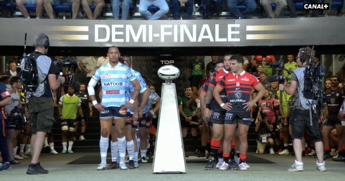 Antoine Dupont et Gaëll Fickou ne seront pas sur les pelouses de Top 14 ce week-end. Crédit photo (Canal +)