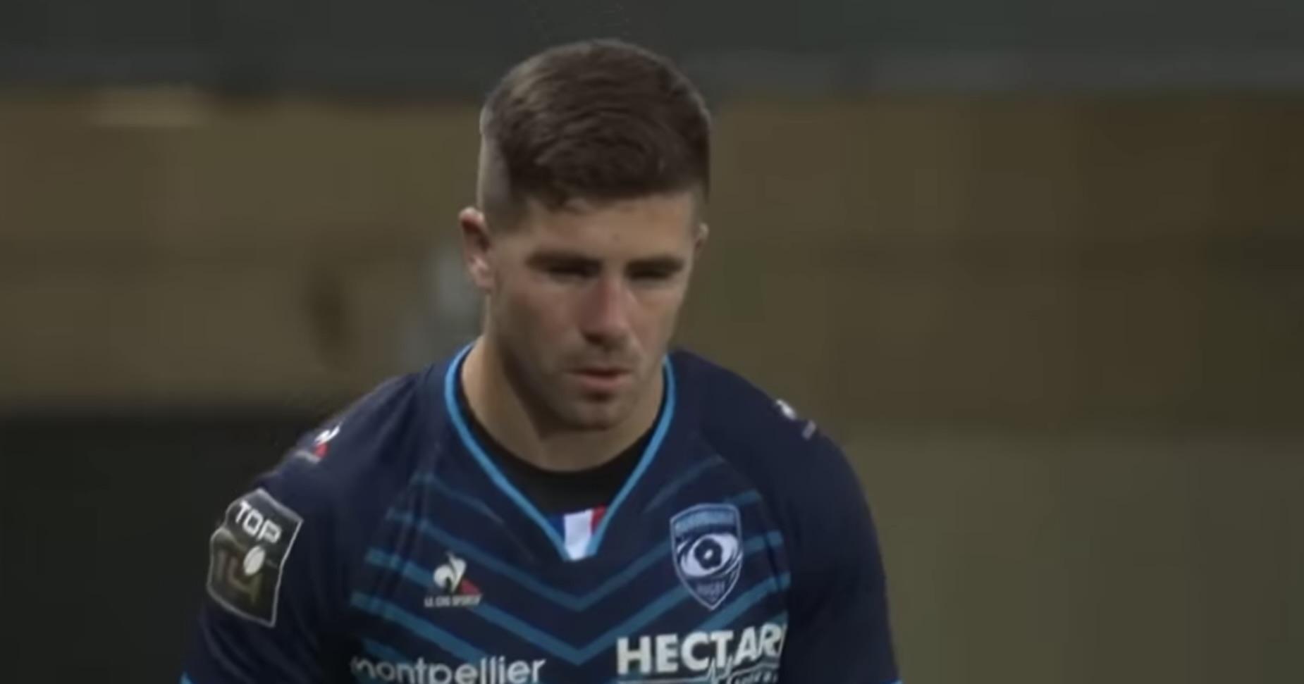 Louis Carbonel aura une grande performance face à son ancien club. Crédit photo ( Rugby Highlights)