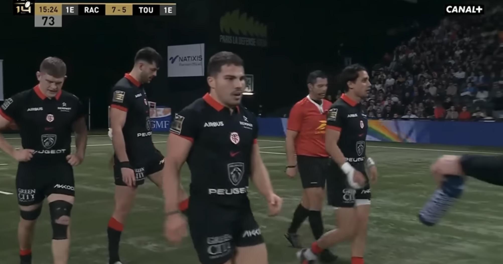 Dupont et le Stade Toulousain ont réalisé le match parfait pour gagner à l'extérieur. Crédit photo (Canal +)