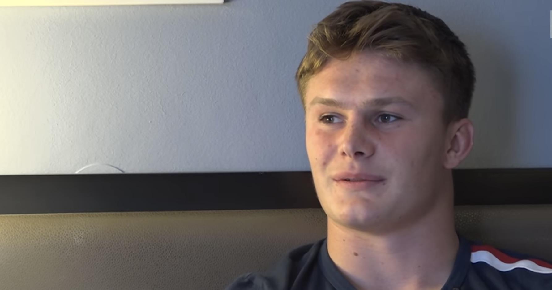 Marko Gazzotti ne retrouvera pas de suite l'équipe de France u20, et jouera en Top 14. Crédit photo (France Rugby)