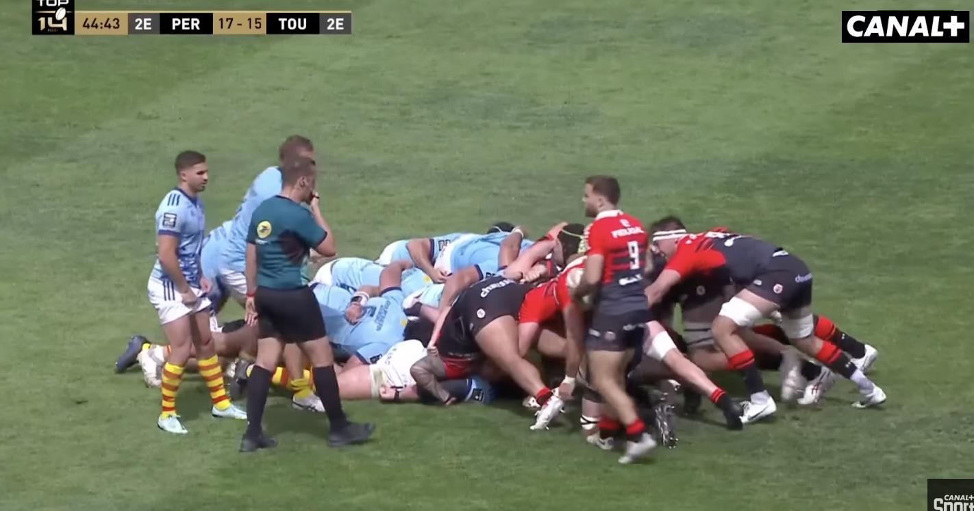 L'affiche entre Perpignan et Toulouse vaut le coup d'être suivie ce week-end en Top 14. Crédit photo (Canal +)
