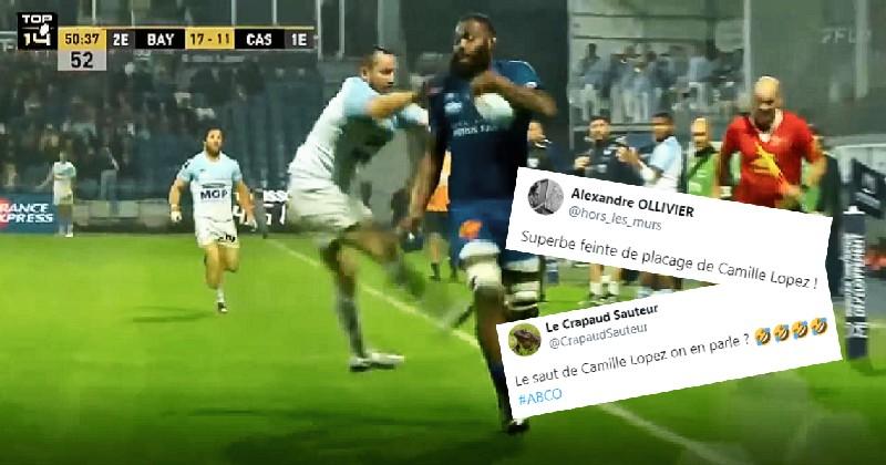 VIDEO. ''Touché ! c'est toi le chat !'', le air-plaquage de Camille Lopez sur Nakarawa a sidéré les supporters