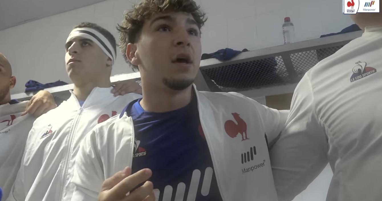 Léo Carbonneau et les Bleuets ont l'intention de ramener une quatrième Coupe du monde de suite en France. Crédit photo (France Rugby)