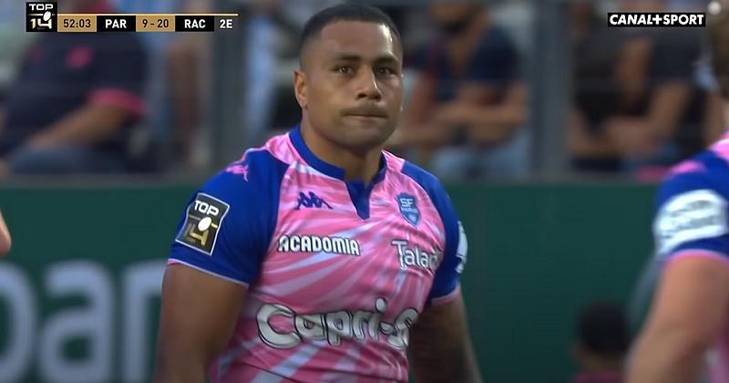 Ngani Laumape aimerait retourner au rugby à XIII, où il a débuté. Screenshot : Canal Plus