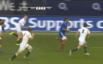 L'essai parfait de Wesley Fofana contre l'Angleterre
