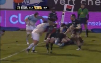 La manchette à retardement de Tialata sur Yachvili