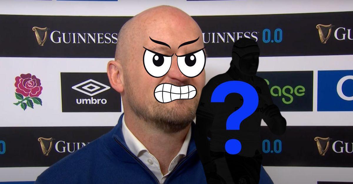 Townsend n'est pas d'accord avec le choix de son joueur et de l'UBB. Crédit Photo : Six Nations