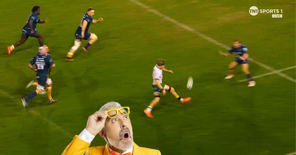 VIDEO. 8 défenseurs, 1 jeu au pied, 1 essai lunaire : la défense de Sale ? Pollock l’a bradé sur Vinted !