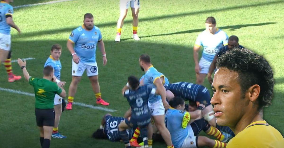 TOP 14. Neymar du rugby ? Le Garrec comparé à une star du foot après sa simulation