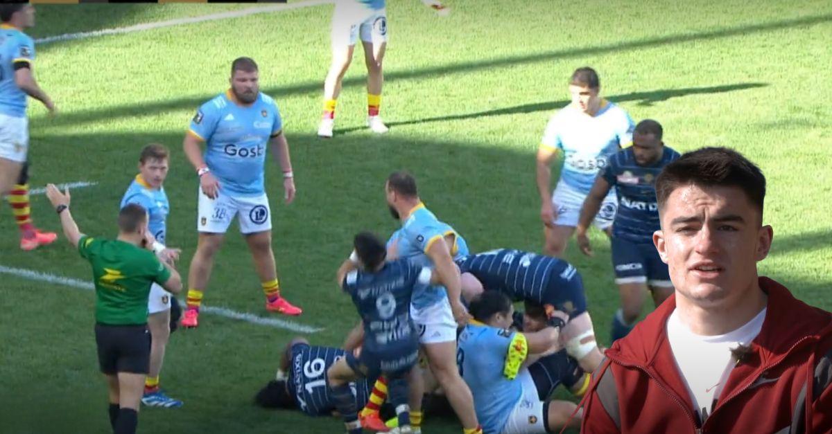 TOP 14. Nolann Le Garrec s'est (enfin) exprimé sur sa simulation polémique à Perpignan