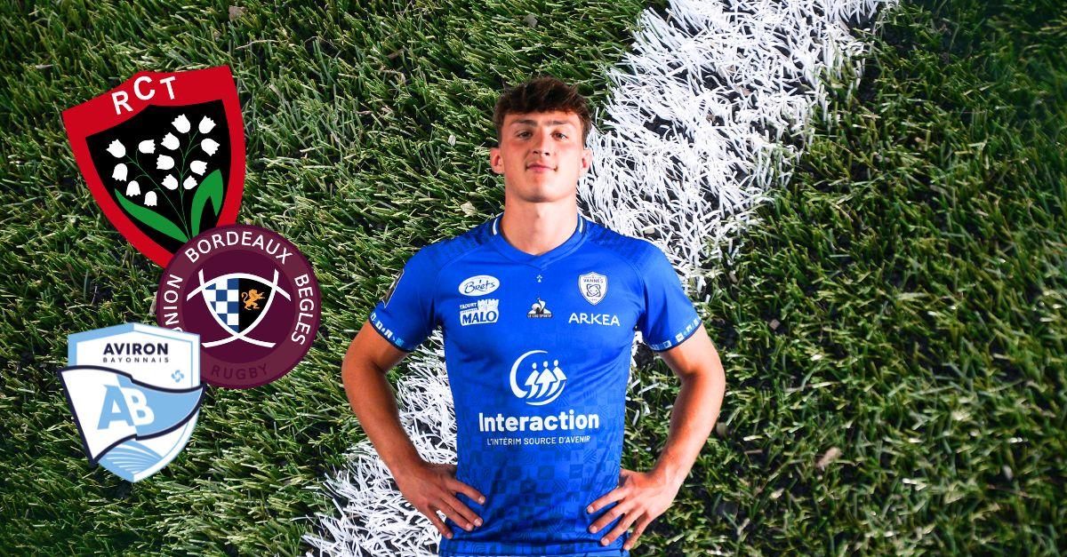 TOP 14. TRANSFERT. Bordeaux, Toulon... Ils lorgnent tous ce centre prometteur de 20 ans