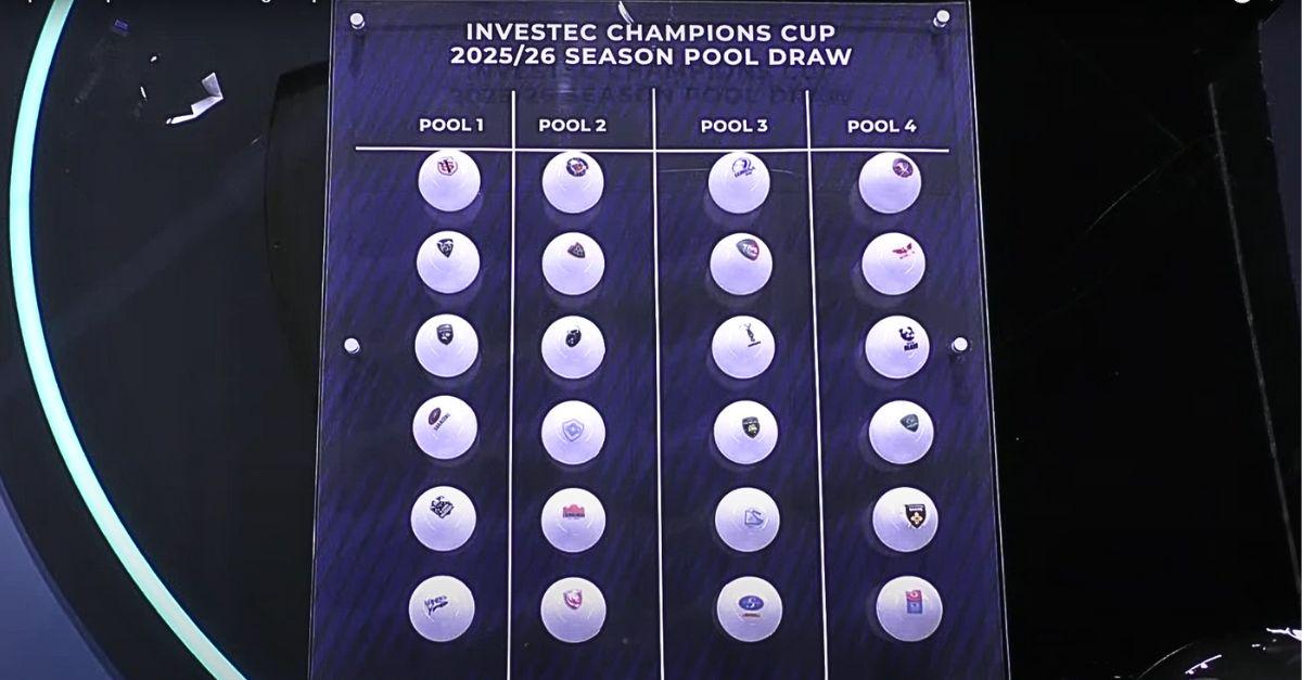 UBB face à Northampton en décembre, du lourd pour Toulon : les poules de la Champions Cup 2025-2026