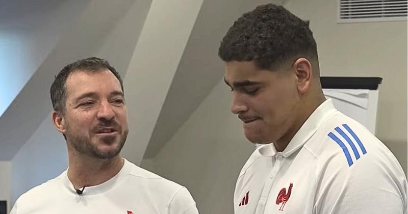 À 20 ans, le joueur du Stade Toulousain Mohamed Megherbi pèse déjà 138 kg et s’annonce comme l’un des futurs grands espoirs à son poste. (France Rugby)