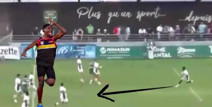 VIDEO. Prise du périph’, facilité de Fidjien… Caucaunibuca junior marque un essai de 60 mètres pour sa 1ère au MHR