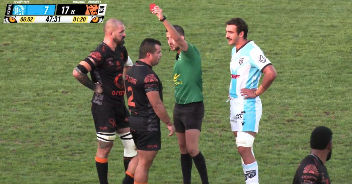 NATIONALE. Cartons en série, bagarre et miracle :  à 11 vs 15, la folle soirée de Narbonne