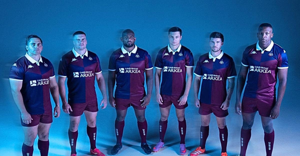 TOP 14. Retour du damier, étoile au-dessus du logo : l'UBB revient à ses racines pour son maillot domicile