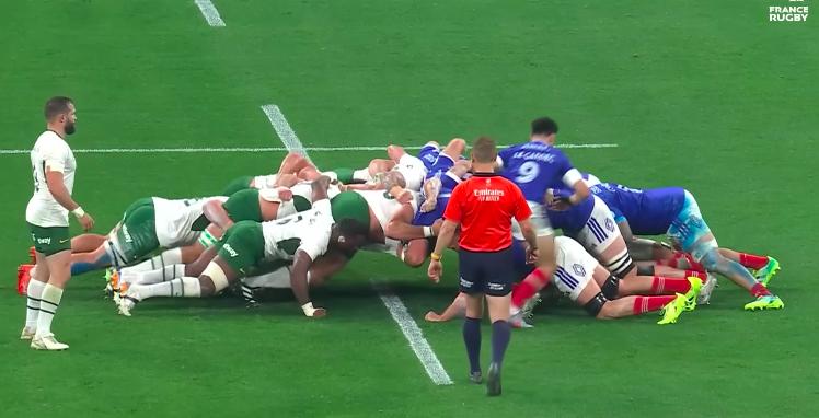 RUGBY. Et la mêlée du XV de France tomba sur le monstre à 16 pattes élevé au grain sud-africain