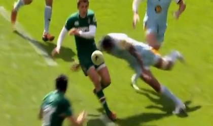 Courtney Lawes démonte Toby Flood en finale de Premiership