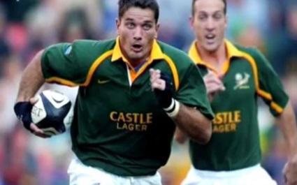 Joost Van Der Westhuizen sous le maillot des Springboks.