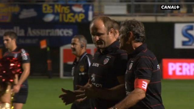 R&Eacute;SUM&Eacute; VID&Eacute;O. USAP - Stade Toulousain, 8ème journée de Top 14
