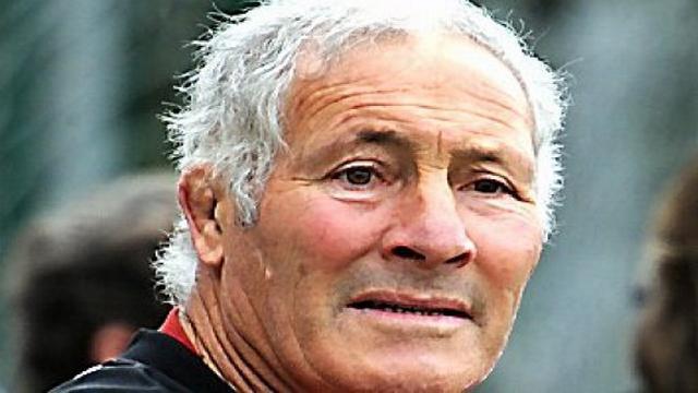 Francis Bayonna, trop vieux pour jouer pilier à 68 ans avec Sorède.  / Tonton Jo