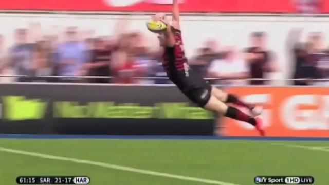 VIDEO. Premiership - Les Saracens impressionnent à 13 contre 15 face aux Harlequins