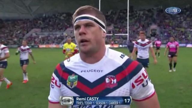 Rémi Casty s’arrache pour le premier essai d’un Français en NRL.