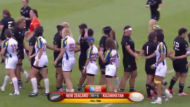VIDEO. Coupe du monde rugby féminin. La Nouvelle-Zélande et l'Angleterre sans pitié, l'Australie et l'Irlande assurent