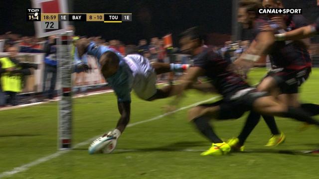 VIDEO. Top 14 – Bayonne. Joe Rokocoko s'envole, Toulouse s'enfonce 